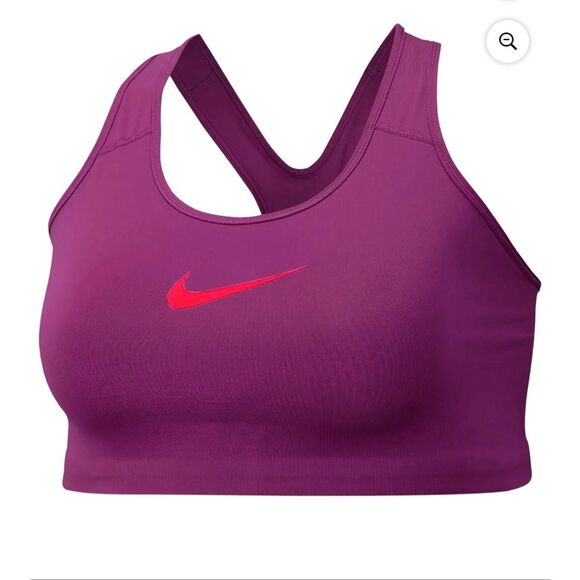 Nike Swoosh Sports Bra - Picture 1 of 7